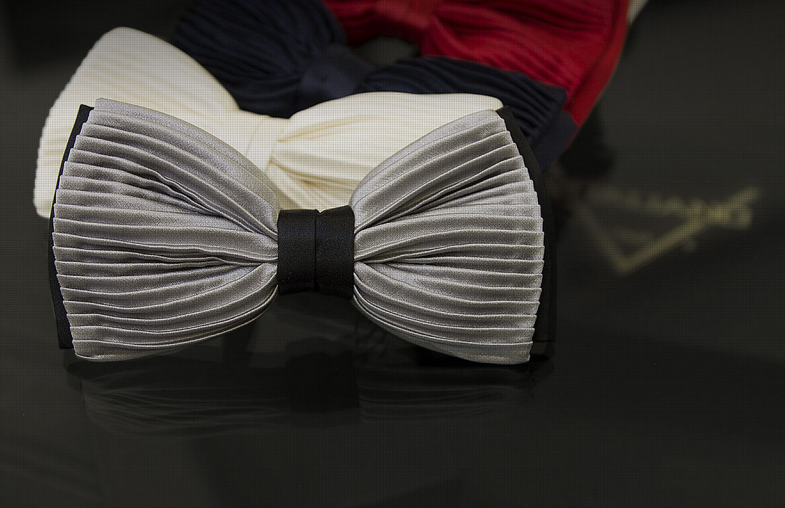 Papillon Pleated Bow-Ties  Exclusive Styles Pure Silk